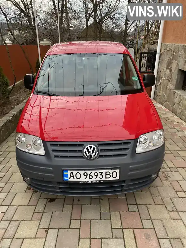 Минивэн Volkswagen Caddy 2007 1.4 л. Ручная / Механика обл. Закарпатская, Ужгород - Фото 1/10