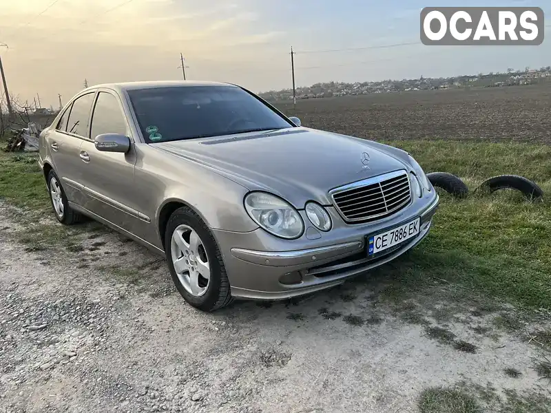 Седан Mercedes-Benz E-Class 2003 2.2 л. Типтронік обл. Чернівецька, Новоселиця - Фото 1/21