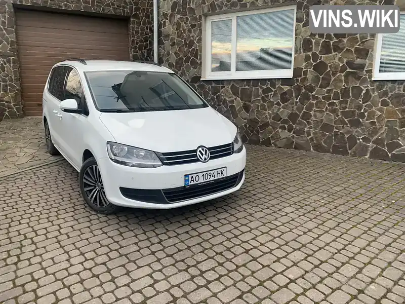 Минивэн Volkswagen Sharan 2014 2 л. Ручная / Механика обл. Закарпатская, Свалява - Фото 1/13