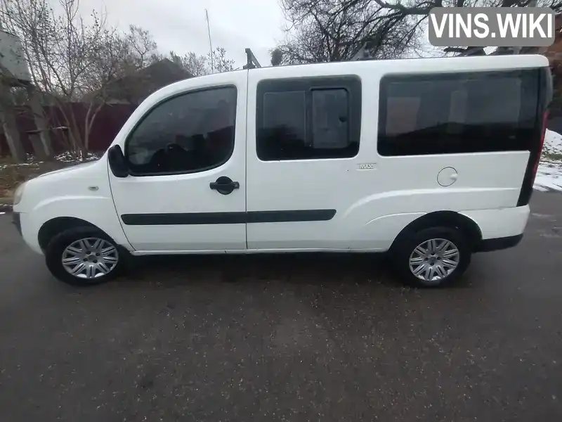 Мінівен Fiat Doblo 2008 1.91 л. Ручна / Механіка обл. Черкаська, Сміла - Фото 1/10