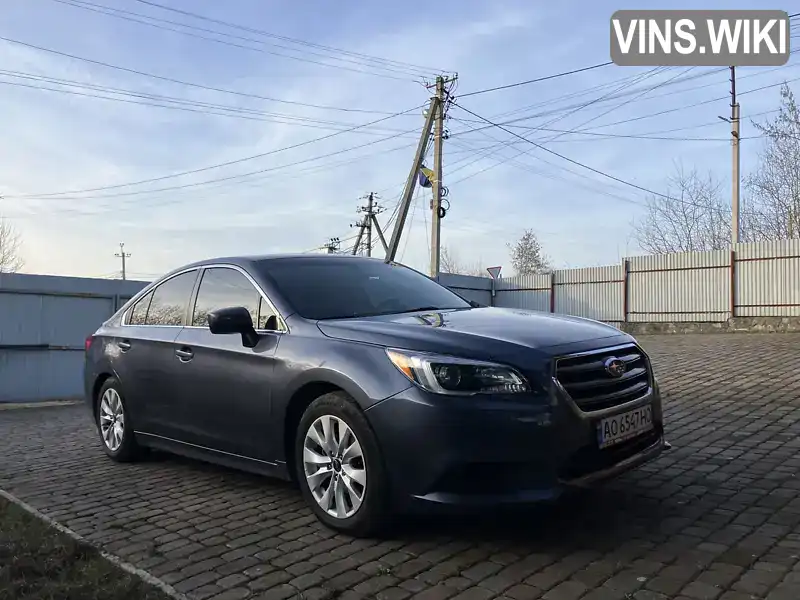 Седан Subaru Legacy 2017 2.5 л. Варіатор обл. Закарпатська, Ужгород - Фото 1/21