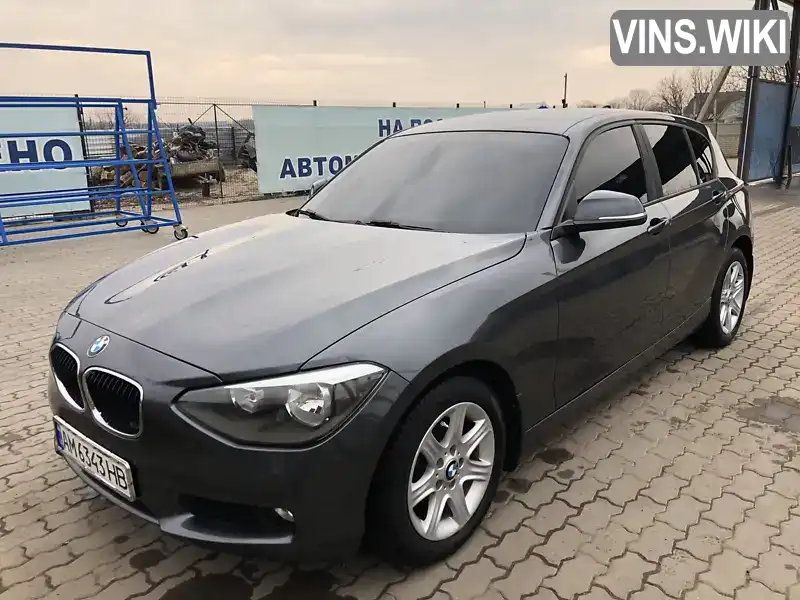 Хэтчбек BMW 1 Series 2014 1.6 л. Ручная / Механика обл. Житомирская, Ружин - Фото 1/14