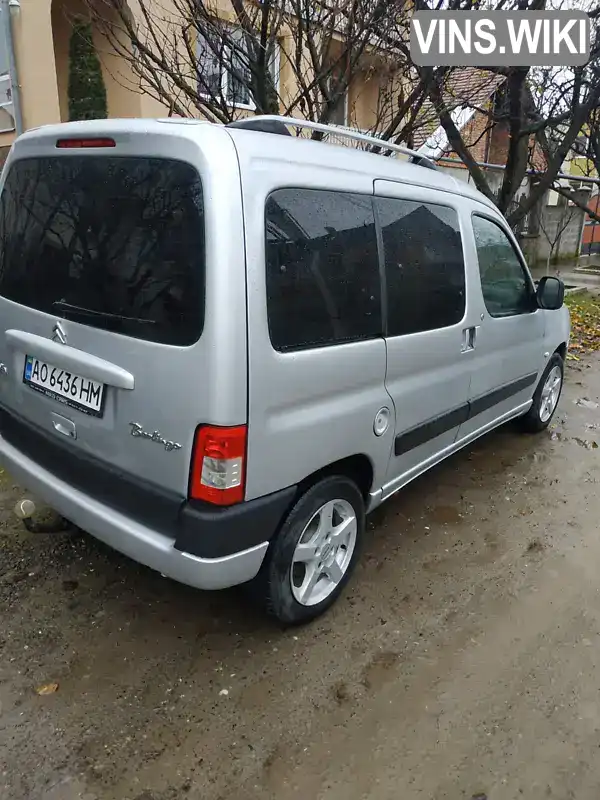 Мінівен Citroen Berlingo 2008 1.6 л. Ручна / Механіка обл. Закарпатська, Виноградів - Фото 1/15