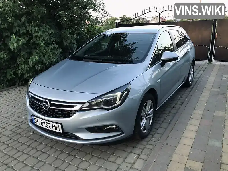 W0VBD8EL6J8067306 Opel Astra 2018 Универсал 1.6 л. Фото 1