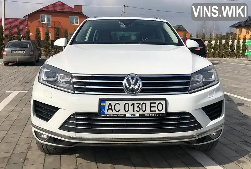 Позашляховик / Кросовер Volkswagen Touareg 2016 3 л. Автомат обл. Волинська, Луцьк - Фото 1/5