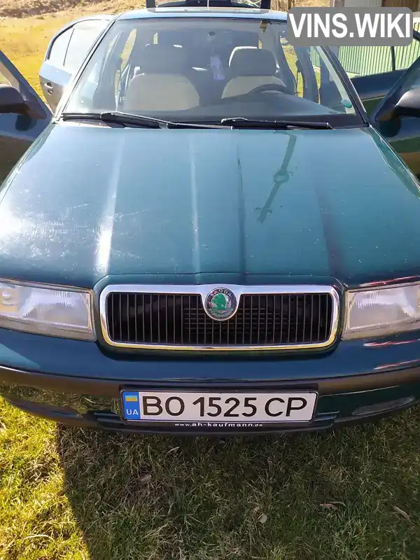 Ліфтбек Skoda Octavia 1999 1.6 л. Ручна / Механіка обл. Тернопільська, Бучач - Фото 1/15