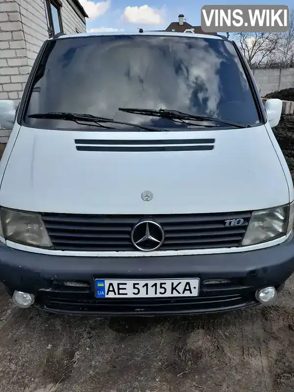 Минивэн Mercedes-Benz Vito 2001 2.2 л. Ручная / Механика обл. Днепропетровская, Днепр (Днепропетровск) - Фото 1/10