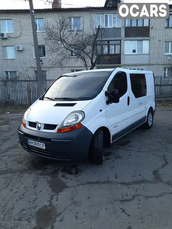 Мінівен Renault Trafic 2005 1.9 л. Ручна / Механіка обл. Житомирська, Радомишль - Фото 1/9