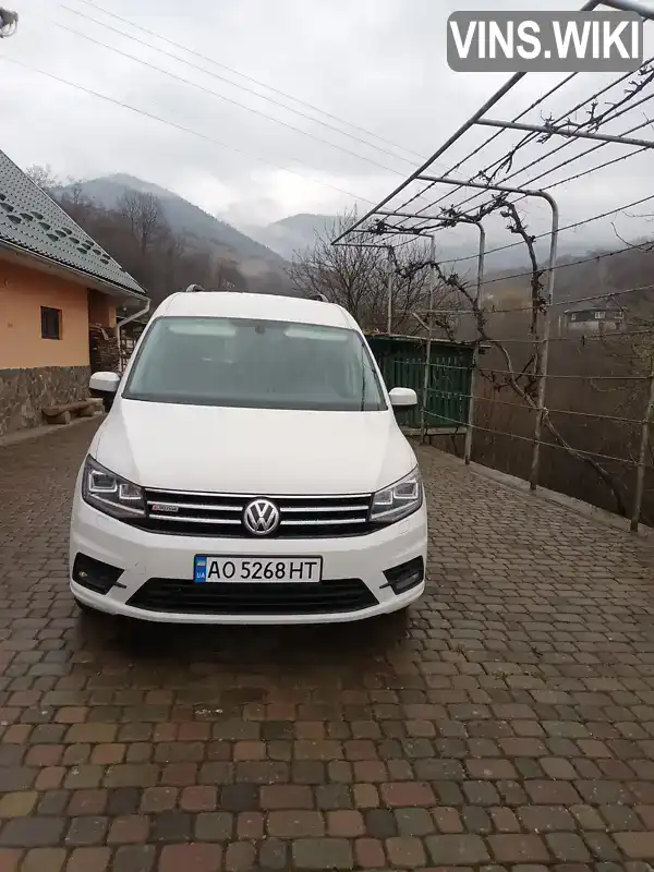 Минивэн Volkswagen Caddy 2017 2 л. Робот обл. Закарпатская, Межгорье - Фото 1/12