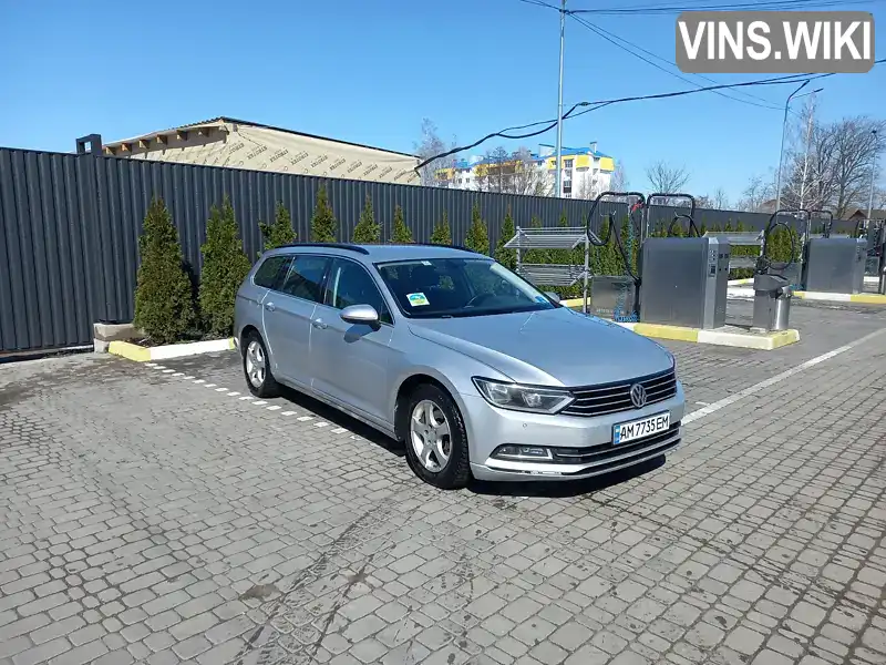 Універсал Volkswagen Passat 2015 1.6 л. Ручна / Механіка обл. Житомирська, Житомир - Фото 1/11