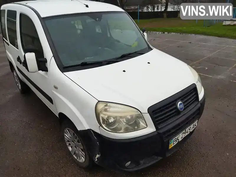 Мінівен Fiat Doblo 2006 1.3 л. Ручна / Механіка обл. Рівненська, Рівне - Фото 1/8