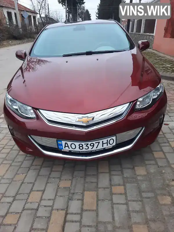 Хэтчбек Chevrolet Volt 2016 1.5 л. Автомат обл. Винницкая, Литин - Фото 1/21