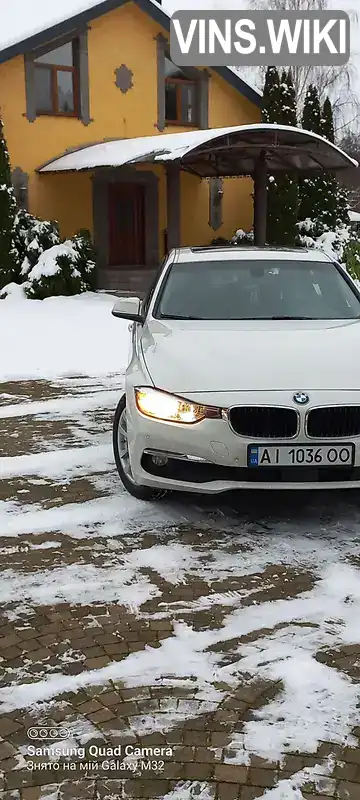 Седан BMW 3 Series 2016 2 л. Ручная / Механика обл. Киевская, Боярка - Фото 1/21