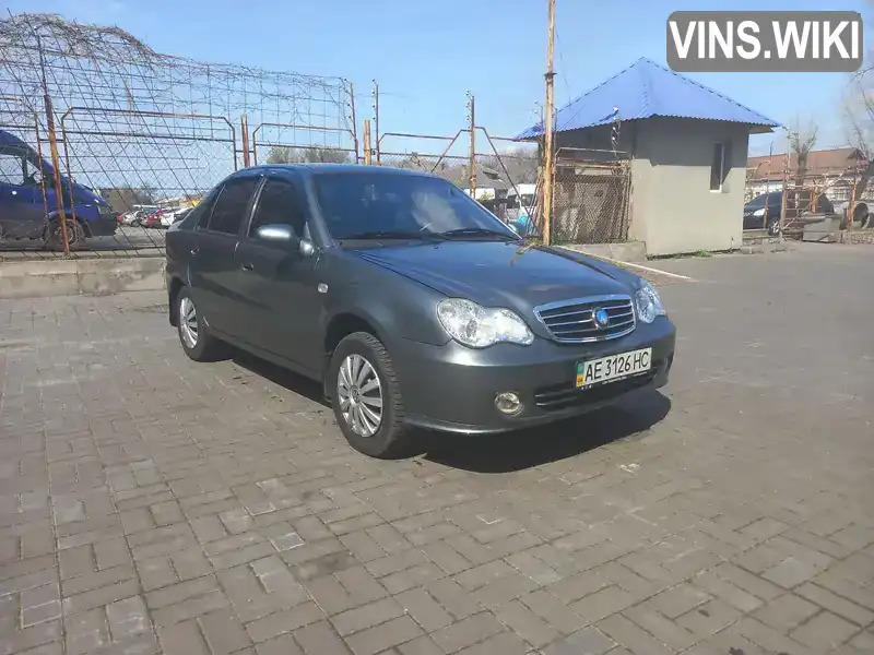 Седан Geely CK-2 2012 1.5 л. Ручна / Механіка обл. Дніпропетровська, Кам'янське (Дніпродзержинськ) - Фото 1/15