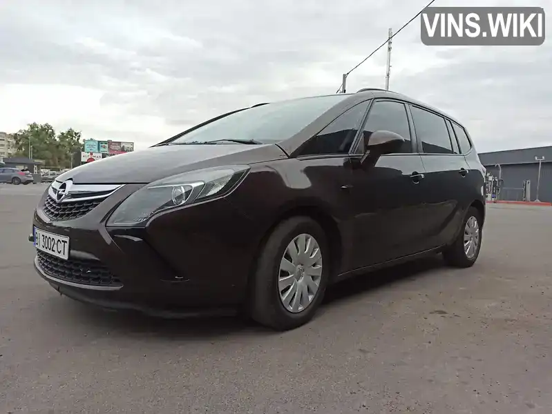 Минивэн Opel Zafira Tourer 2013 1.6 л. Ручная / Механика обл. Полтавская, Полтава - Фото 1/21