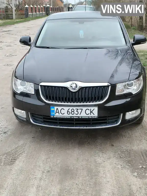 Лифтбек Skoda Superb 2009 1.8 л. Ручная / Механика обл. Волынская, Камень-Каширский - Фото 1/21