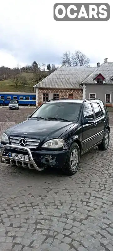 Позашляховик / Кросовер Mercedes-Benz M-Class 2001 2.7 л. Ручна / Механіка обл. Закарпатська, Рахів - Фото 1/10