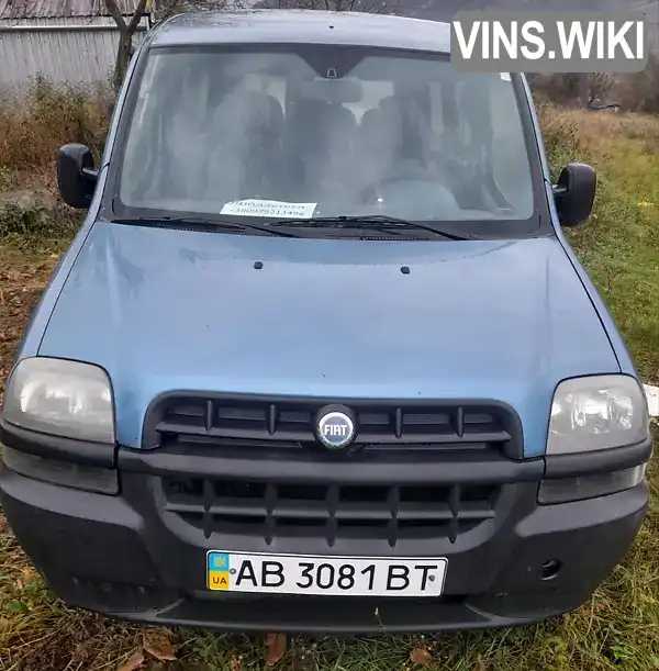 Мінівен Fiat Doblo 2001 1.2 л. Ручна / Механіка обл. Вінницька, Могилів-Подільський - Фото 1/8