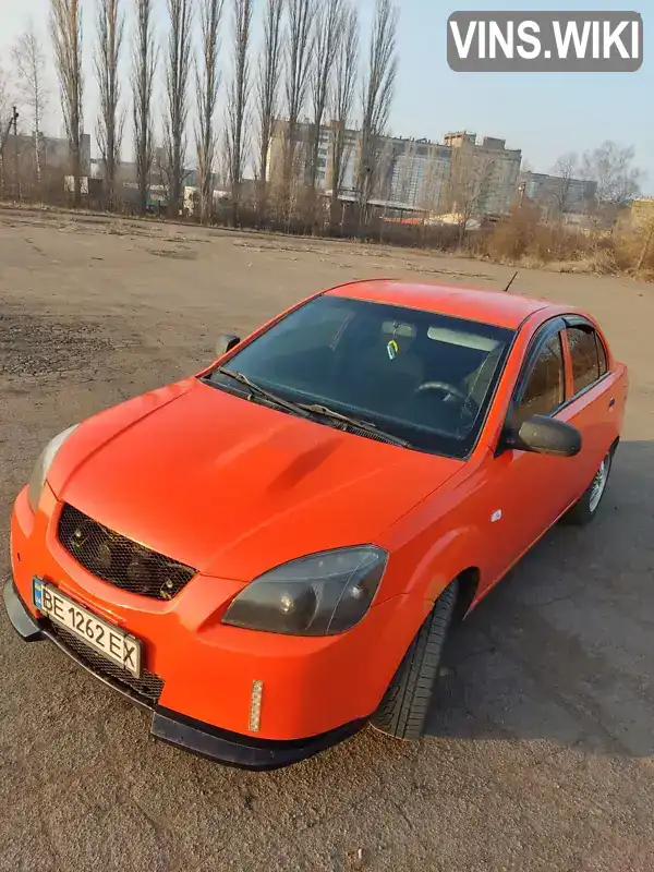 Седан Kia Rio 2006 1.4 л. обл. Кіровоградська, Новоукраїнка - Фото 1/16