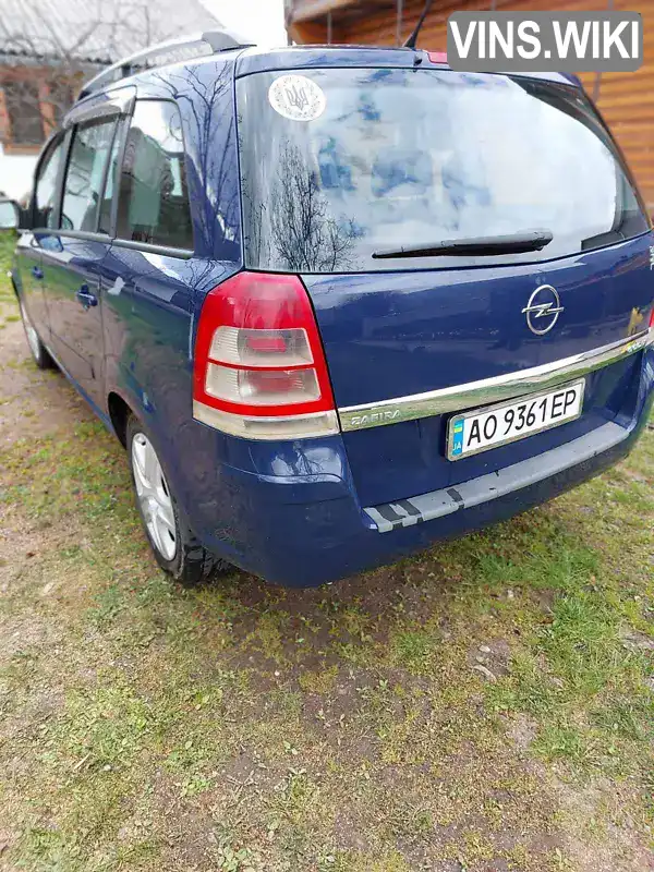 Минивэн Opel Zafira 2008 1.7 л. Ручная / Механика обл. Закарпатская, Хуст - Фото 1/9