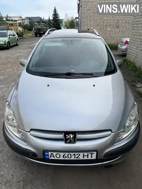 Універсал Peugeot 307 2003 2 л. Ручна / Механіка обл. Закарпатська, Ужгород - Фото 1/8