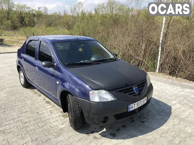 Седан Dacia Logan 2007 1.4 л. Ручна / Механіка обл. Івано-Франківська, Рожнятів - Фото 1/8