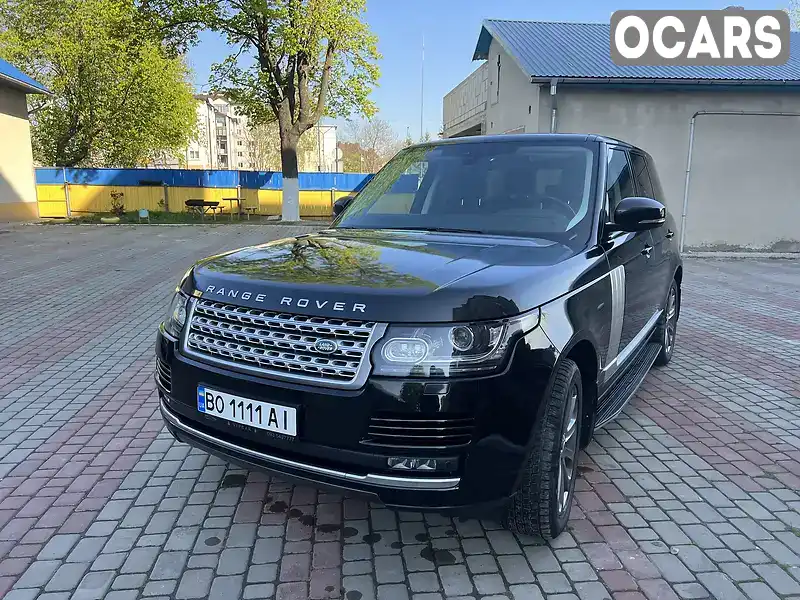 Позашляховик / Кросовер Land Rover Range Rover 2017 3 л. Автомат обл. Тернопільська, Тернопіль - Фото 1/13