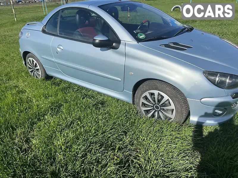 Кабріолет Peugeot 206 2003 1.6 л. Ручна / Механіка обл. Миколаївська, Первомайськ - Фото 1/20