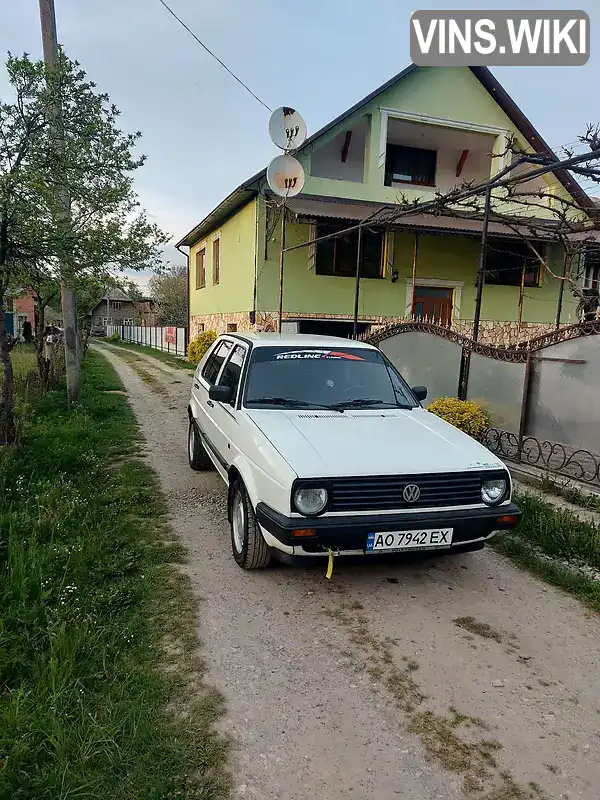 Хэтчбек Volkswagen Golf 1991 1.3 л. Ручная / Механика обл. Закарпатская, Тячев - Фото 1/21