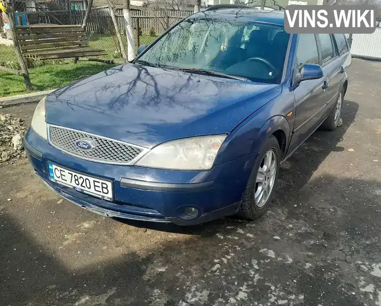 Універсал Ford Mondeo 2003 2 л. Ручна / Механіка обл. Чернівецька, Кіцмань - Фото 1/5