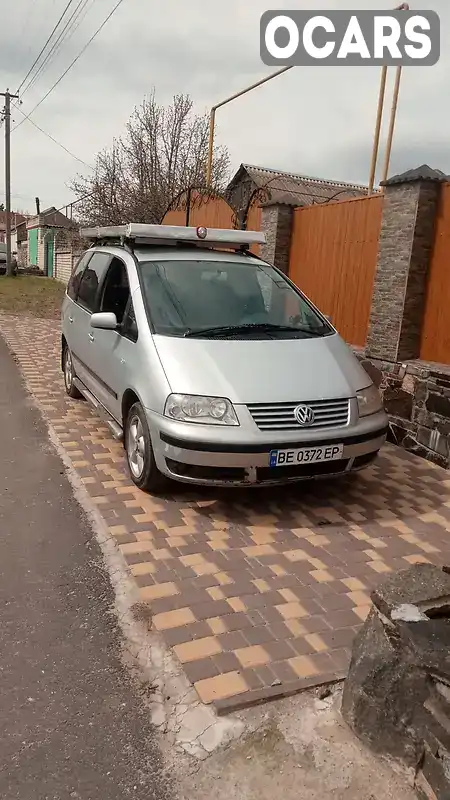 Мінівен Volkswagen Sharan 2001 1.9 л. Ручна / Механіка обл. Миколаївська, Миколаїв - Фото 1/19