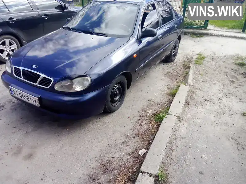 Седан Daewoo Lanos 2005 1.5 л. Ручна / Механіка обл. Київська, Біла Церква - Фото 1/6