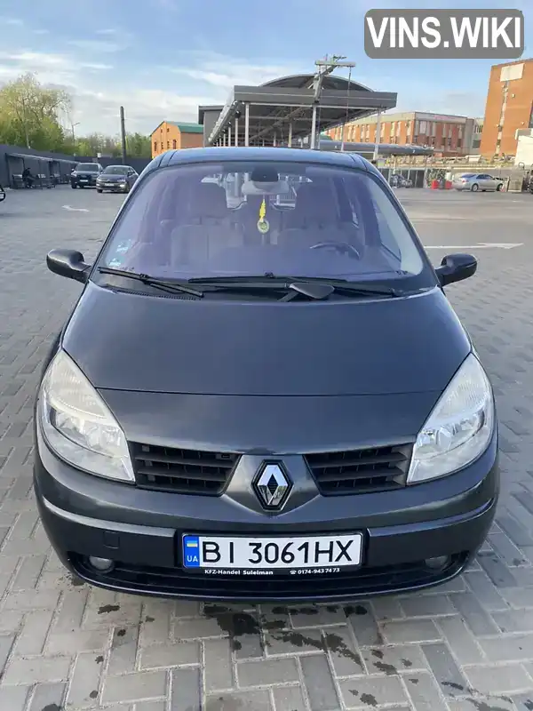 Мінівен Renault Megane Scenic 2004 1.6 л. Ручна / Механіка обл. Полтавська, Полтава - Фото 1/20