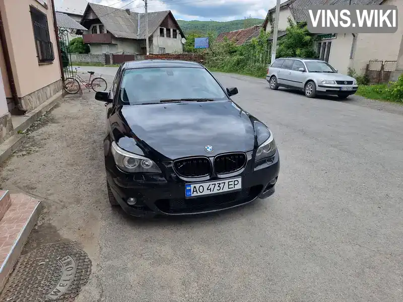 Седан BMW 5 Series 2005 3 л. Ручна / Механіка обл. Закарпатська, Рахів - Фото 1/11