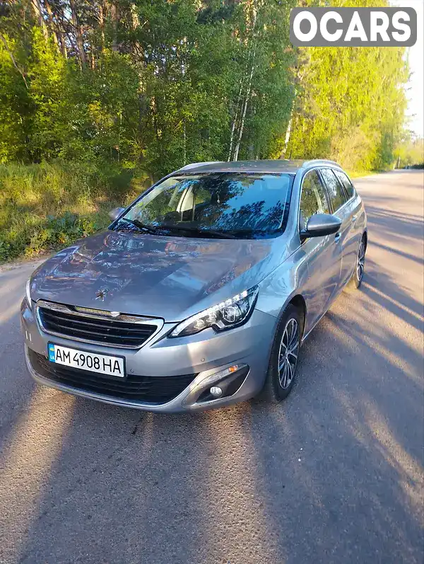 Універсал Peugeot 308 2016 1.6 л. Ручна / Механіка обл. Житомирська, Житомир - Фото 1/8