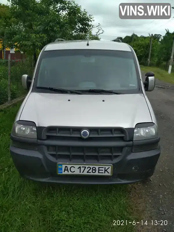 Пикап Fiat Doblo 2005 1.9 л. Ручная / Механика обл. Волынская, Ковель - Фото 1/21