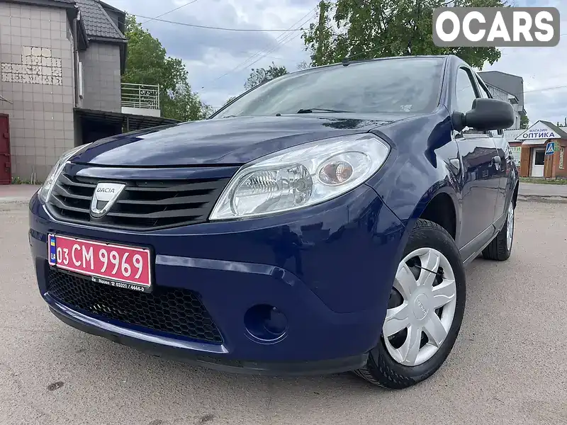 Хэтчбек Dacia Sandero 2009 1.4 л. Ручная / Механика обл. Черниговская, Бахмач - Фото 1/21