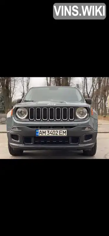 Позашляховик / Кросовер Jeep Renegade 2017 2.4 л. Автомат обл. Житомирська, Житомир - Фото 1/8