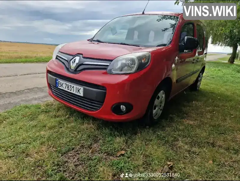 Минивэн Renault Kangoo 2013 1.5 л. Ручная / Механика обл. Волынская, Луцк - Фото 1/21