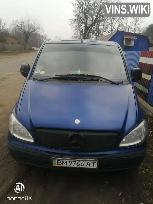 Мінівен Mercedes-Benz Vito 2004 2.1 л. Ручна / Механіка обл. Сумська, Ромни - Фото 1/9