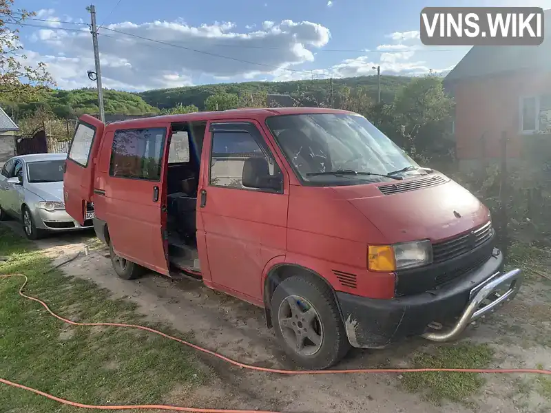 Мінівен Volkswagen Transporter 2001 1.9 л. Ручна / Механіка обл. Львівська, Золочів - Фото 1/11