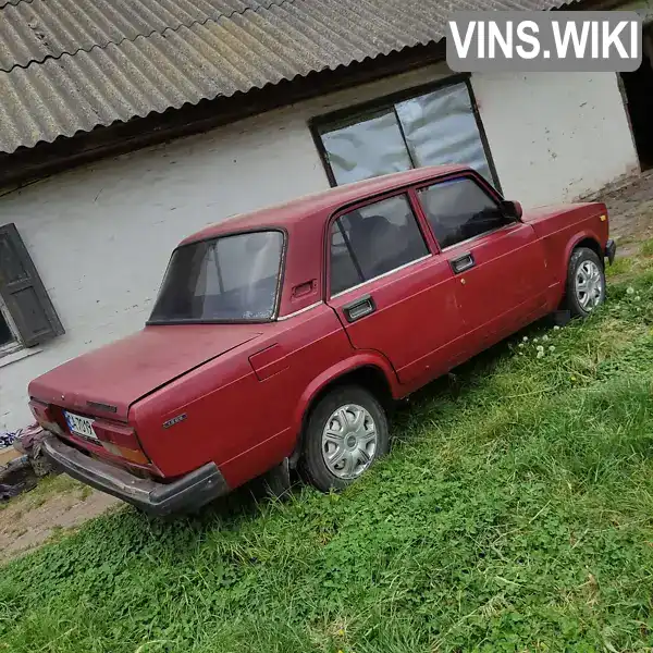 Седан ВАЗ / Lada 2107 1992 1.3 л. Ручная / Механика обл. Черкасская, Золотоноша - Фото 1/7