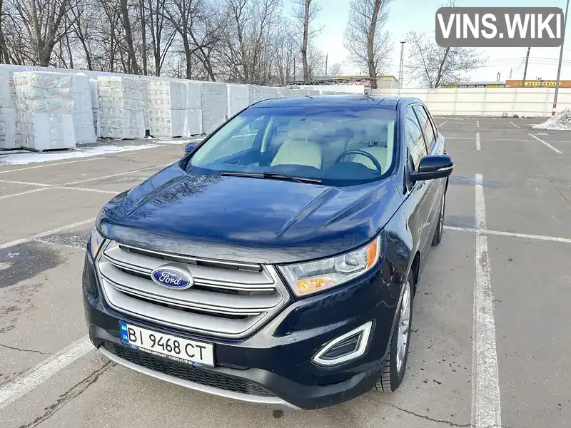 Внедорожник / Кроссовер Ford Edge 2017 2 л. Автомат обл. Полтавская, Кременчуг - Фото 1/11