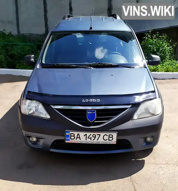 Мінівен Dacia Logan 2007 1.6 л. Ручна / Механіка обл. Кіровоградська, Мала Виска - Фото 1/21