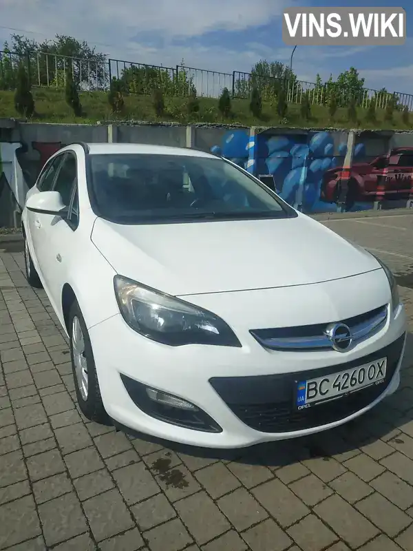 W0LPD8E69G8012737 Opel Astra 2015 Универсал 1.6 л. Фото 2