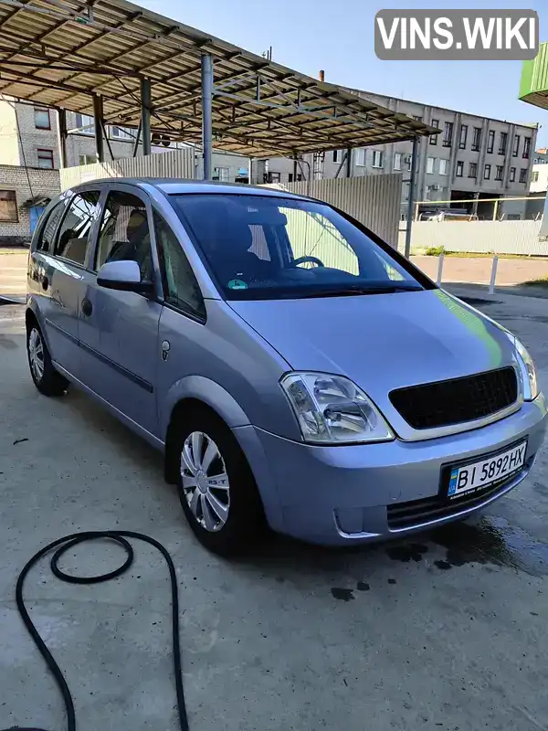 Микровэн Opel Meriva 2004 1.6 л. Ручная / Механика обл. Полтавская, Кременчуг - Фото 1/16