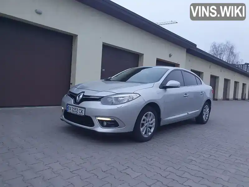 Седан Renault Fluence 2013 2 л. Автомат обл. Хмельницька, Хмельницький - Фото 1/21