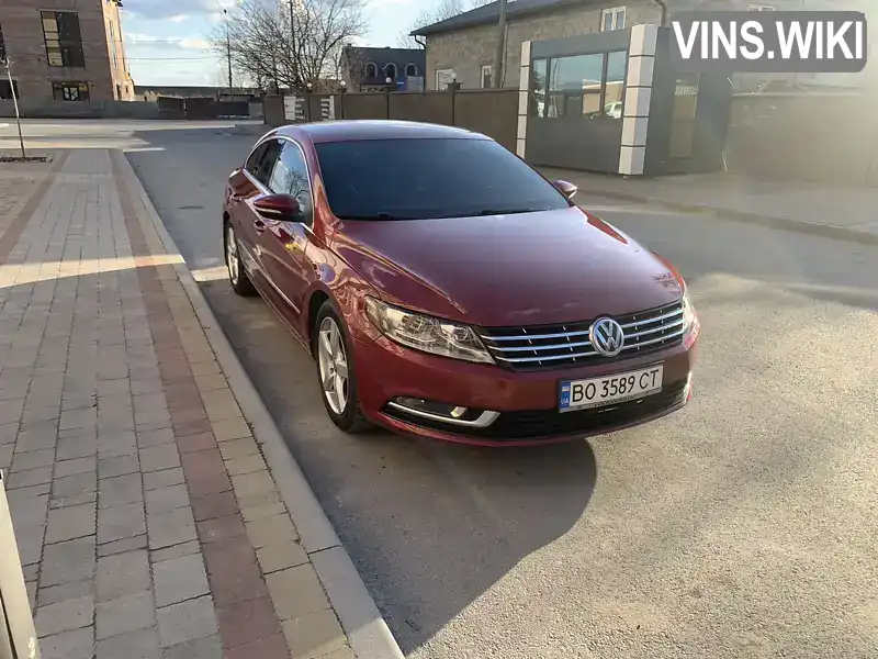 Купе Volkswagen CC / Passat CC 2014 2 л. Автомат обл. Тернопільська, Тернопіль - Фото 1/11