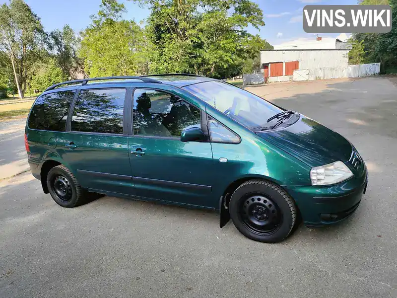 Мінівен Volkswagen Sharan 2001 1.9 л. Ручна / Механіка обл. Чернігівська, Чернігів - Фото 1/21