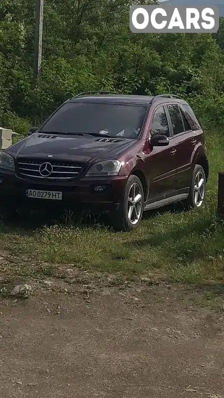 Внедорожник / Кроссовер Mercedes-Benz M-Class 2006 3 л. Автомат обл. Закарпатская, Хуст - Фото 1/9